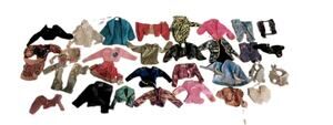 Vintage Barbie Clothes Lot 31 Jackets Vests Cardigans Genuine Mattel Fashion...